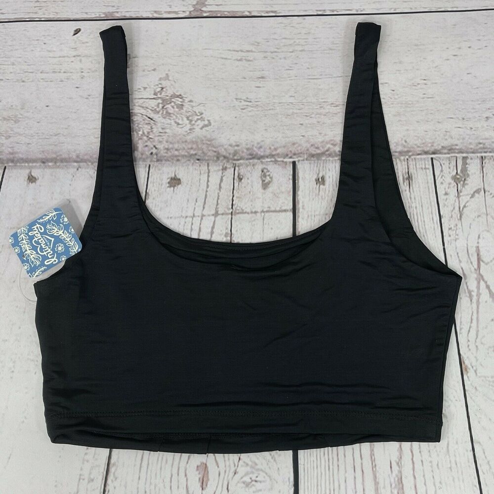 Free People Intimately X-Small Be Cool Brami Bra Long Crop Top Tank Cami Stretch - Picture 4 of 8